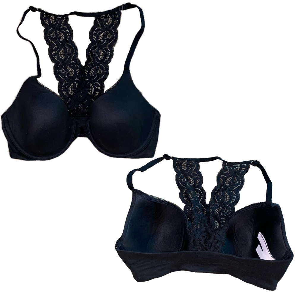 victoria’s secret front closing racer back bra size 32D